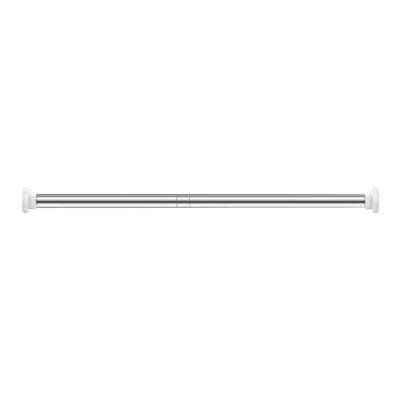 Stainless Steel Shower Curtain Rod Telescopic Rod Non-perforated Toilet