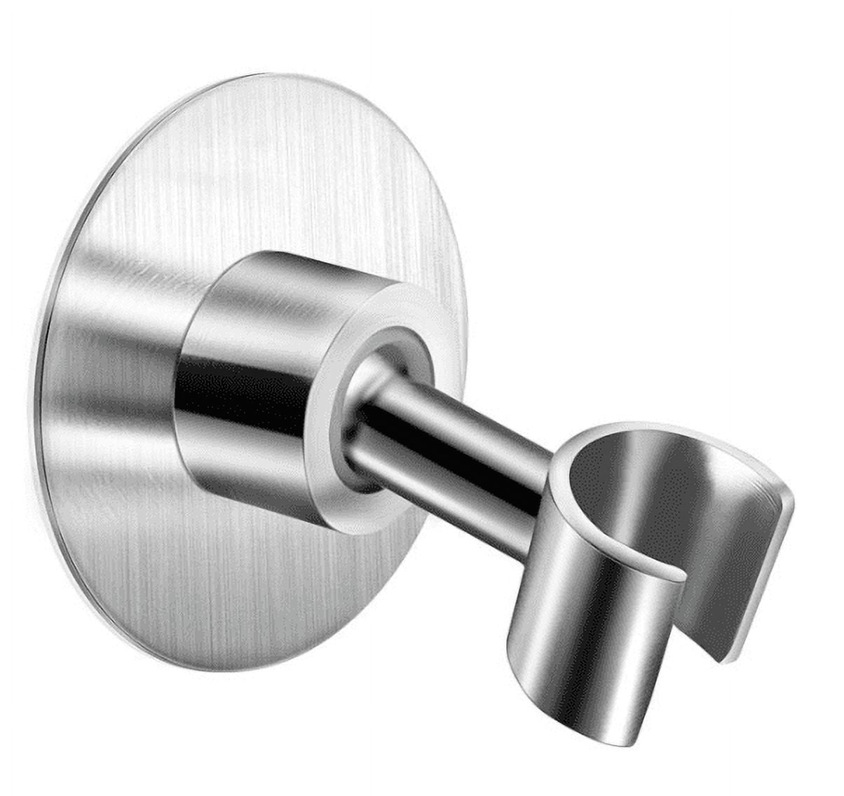 Stainless Steel Shower Head Holder, 360 Adjustable Adhesive Handheld