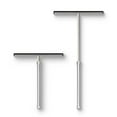 Stainless Steel Shower Squeegee with Telescoping Handle Extends to 23