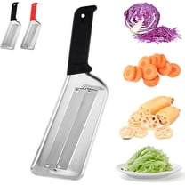 Stainless Steel Shredder Knife, Dual Blade Julienne Cutter, Stainless Steel Cabbage Shredder, Cabbage Slicer Cutter For Vegetables, Easy To Clean