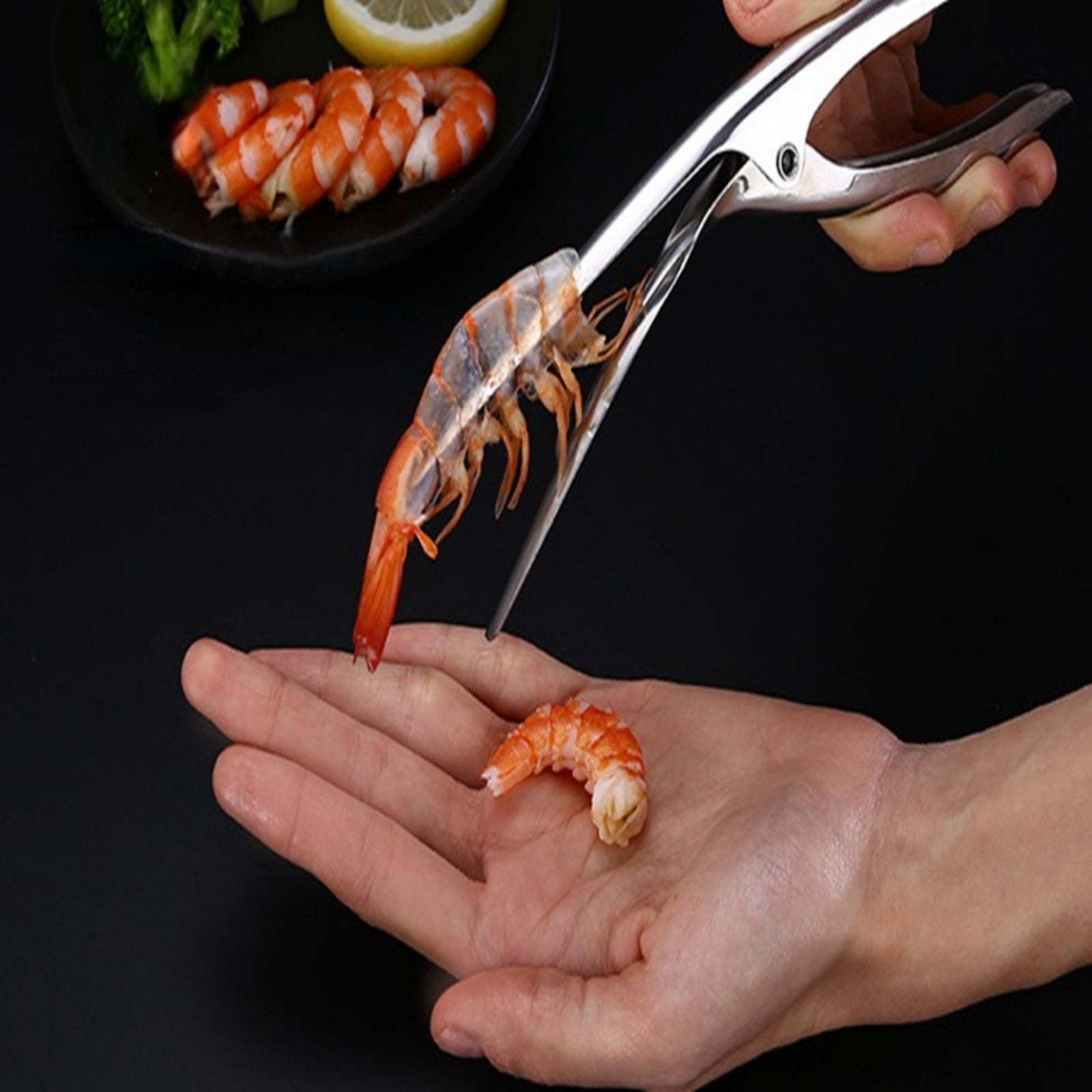 Ripper For Shell Fish Stainless Steel Shrimp Peeler, Shell Remover Tool for Kitchen with ...