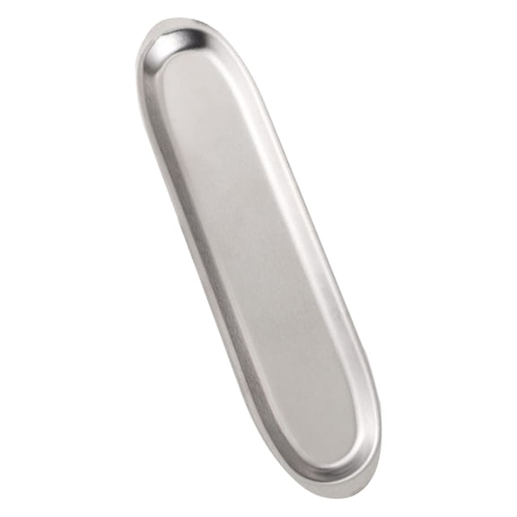 COOPHYA Stainless Steel Dipping Dish Barbecue Holding Silver 1Pcs 10.6X3.1X0.5In