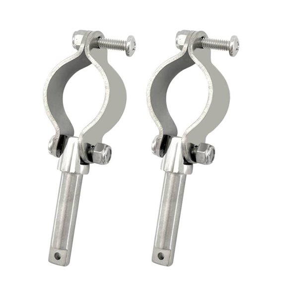 Stainless Steel Side Mount Oarlock Socket for Kayak Canoe Raft 2Pcs