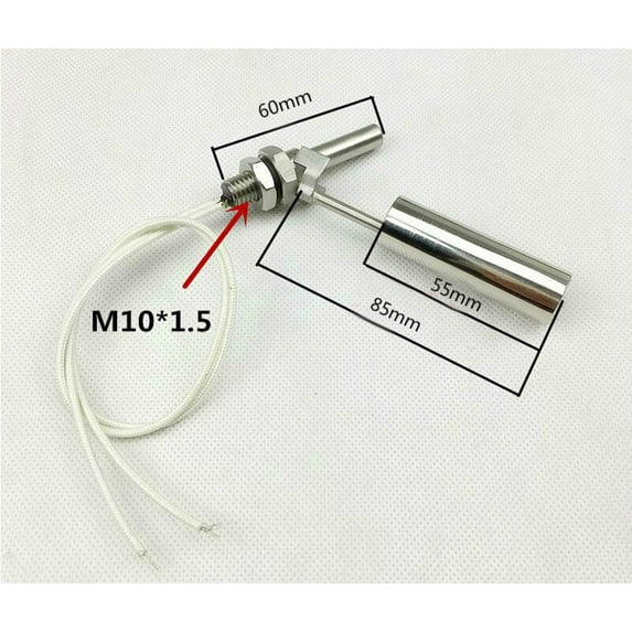 Stainless Steel Side Mounted Water Tank Float Switch 220V liquid water level sensor switch M10 G1/2 inch