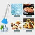 thumbnail image 1 of Stainless Steel Silicone Mini Tongs | 5-Inch Small Serving Tongs for Charcuterie Boards, Appetizers, Desserts & Food Plating | Dishwasher Safe Kitchen & Bar Tool, 1 of 6