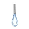 thumbnail image 1 of Stainless Steel Silicone Whisk - Durable Hand Mixer for Eggs, Cake Batter, Pancakes, Sauces & Cream - Dishwasher Safe Easy Clean Kitchen Tool with Hanging Loop, 1 of 5