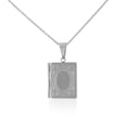 thumbnail image 1 of Stainless Steel Silver-Tone Book Locket, 20", 1 of 5