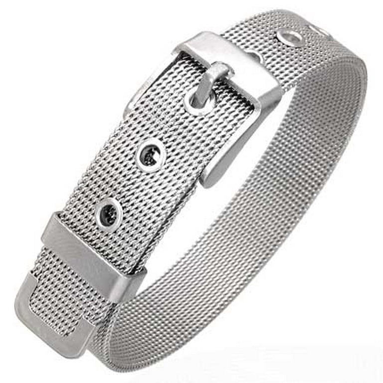 Silver Tone Mesh Metal Belt s-l400.jpg main image 4