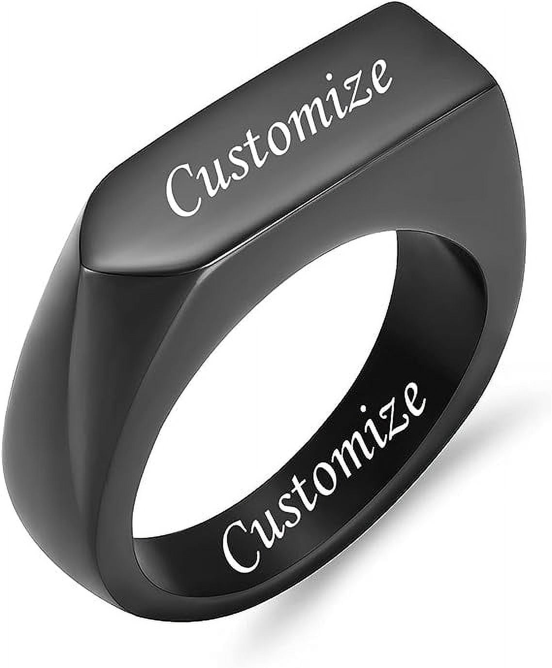 Stainless Steel Simple Style Cremation Urn Ring For Ashes For Women