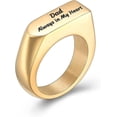 thumbnail image 1 of Stainless Steel Simple Style Cremation Urn Ring for Ashes for Women Waterproof Locket Rings Memorial Jewelry Cremation Jewelry Urn Ring, 1 of 7