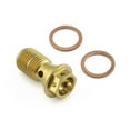thumbnail image 1 of Stainless Steel Single Banjo Bolt Rear Caliper Race Spec (1.00mm), 1 of 5