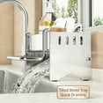 thumbnail image 1 of Stainless Steel Sink Caddy, Sponge Holder for Kitchen Sink with Brush Holder & Dishcloth Rack, Rustproof Sink Organizer Countertop, Soap Dispenser Kitchen Organizers Storage Essentials, 1 of 7