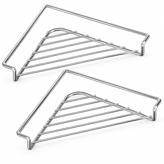 Stainless Steel Sink Corner Organizer, Triangle Sink Dish Drying Rack