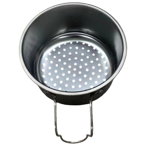 Stainless Steel Sink Drain Basket And Colander, Multi Purpose Strainer And Scrap Catcher for Kitchen And Bathroom, with Hanging Handle Hearthweave