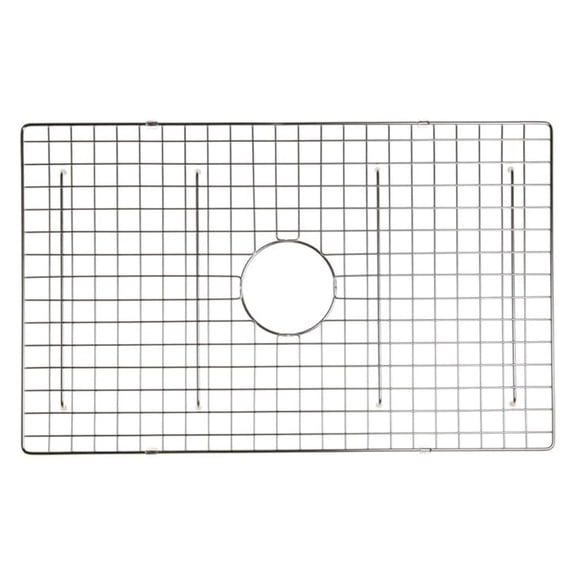 Stainless Steel Sink Grid - 30 Inch Single Bowl - Farmhouse Sink Protector - Bottom Rack for Vineyard Collection Sinks - FCFS3020S Series