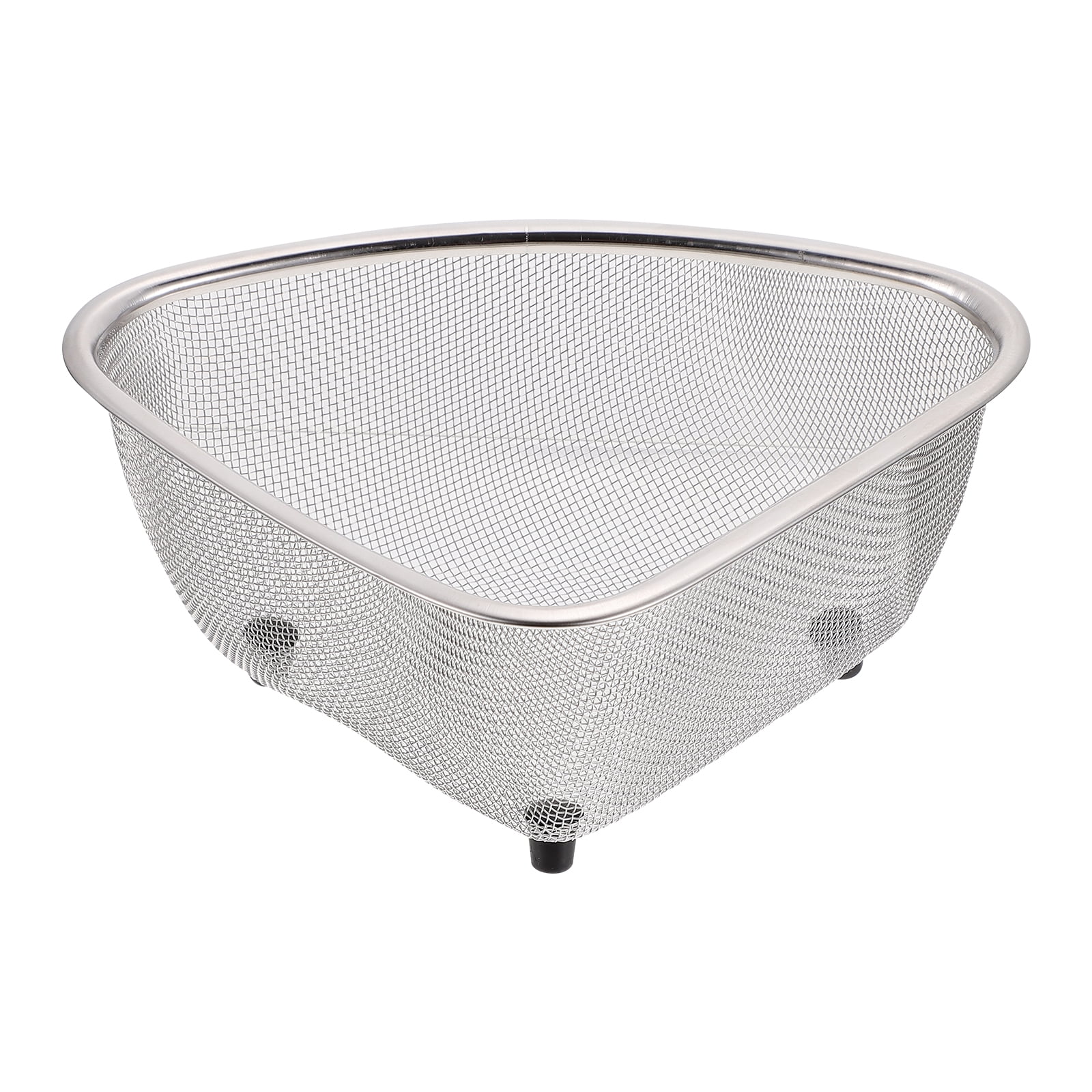 Stainless Steel Sink Strainer Basket: Triangle Sink Drainer Basket For ...