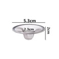 thumbnail image 1 of Stainless Steel Sink Strainer and Drain Cover for Kitchen Bathroom Hair Catcher, 6-Pack, 1 of 2