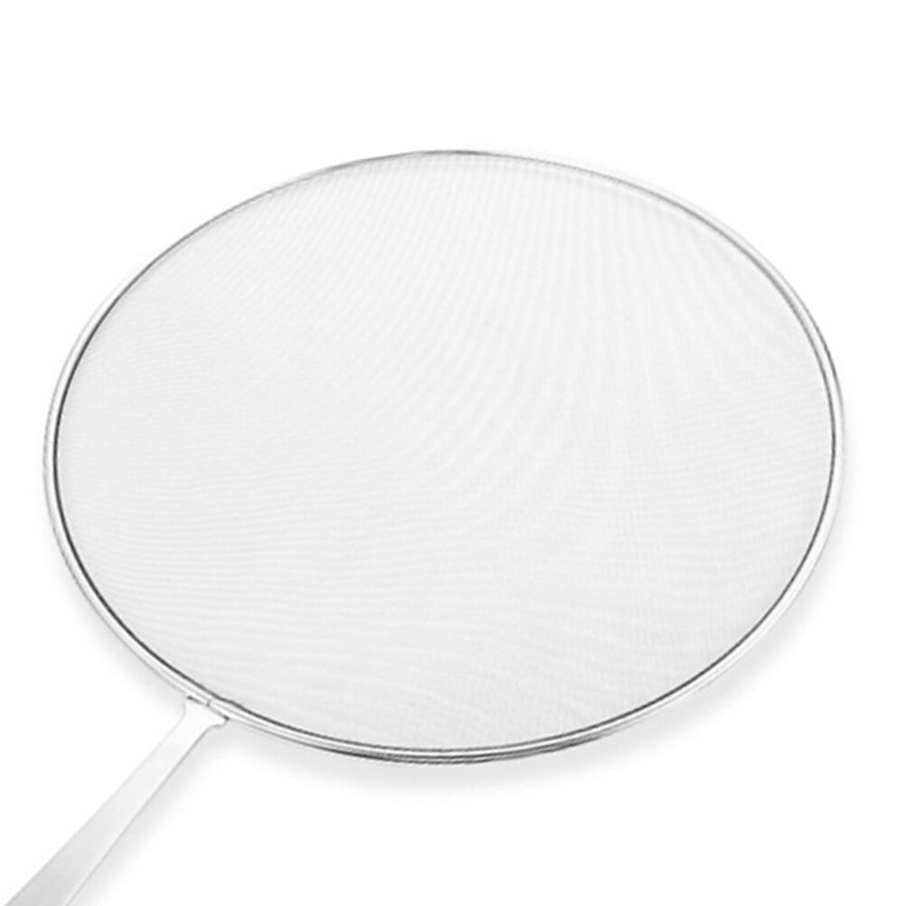 Stainless Steel Skillet Grease Splatter Screen Griddle Mesh Oil