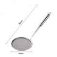thumbnail image 1 of Stainless Steel Skimmer Oil Strainer Handheld Kitchen Colander Mesh Filter Slotted Spoon Flour Sieve Kitchen Tools Kitchenware, 1 of 9