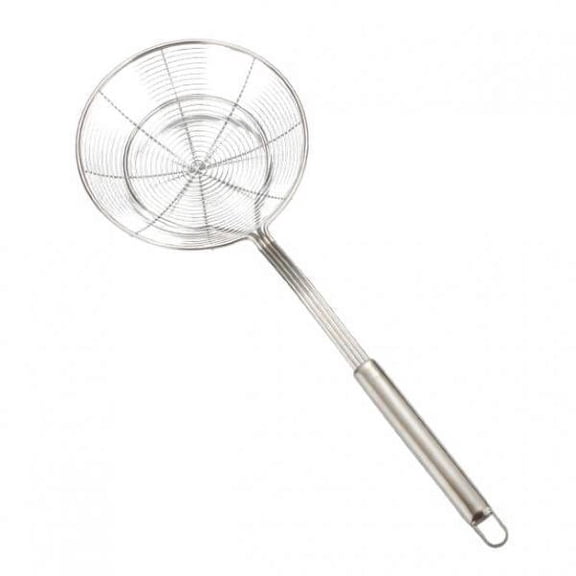 Stainless Steel Skimmer,Spider Strainer Skimmer Ladle,Wire Skimmer Spoon,Mesh Strainer Ladle,Spider Wok Strainer 3 Pcs