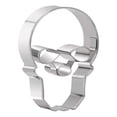 thumbnail image 1 of Stainless Steel Skull Cookie Cutter, 2.95X2.16 inch Halloween Dough Mold, Holiday Baking Tool, Fall Pastry Cutter, Party Dessert Mould, Fondant Cutting Template, DIY Chocolate Craft Accessory, 1 of 7