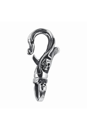 Stainless Steel Skull Keychain for Men Gothic Style Keyring Unisex Accessory Perfect Gift for Birthday Halloween Party