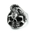 thumbnail image 1 of Tioneer Stainless Steel Skull Snake Biker Style Ring, 1 of 1