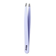 Stainless Steel Coloured Tweezers Slant Tip - Light Purple