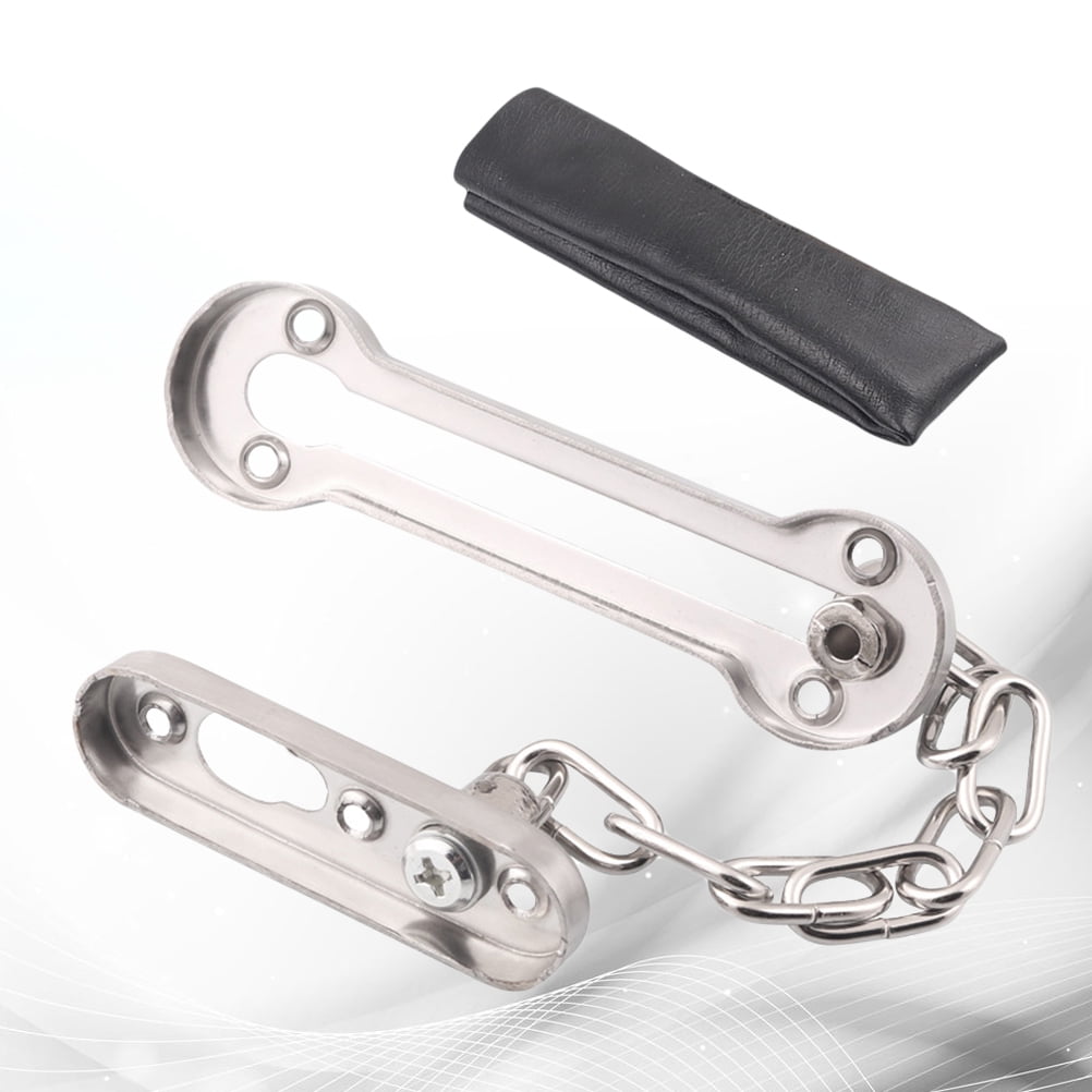 Stainless Steel Sliding Door Lock with Chain Bolt, Safety Security ...