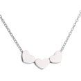 thumbnail image 1 of Stainless Steel Sliding Float Heart Shaped Charm Necklace, 1 of 4
