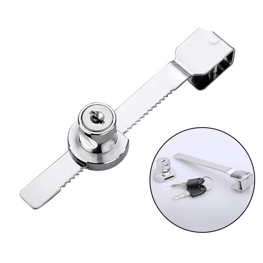 Stainless Steel Sliding Glass Cabinet Lock with Key for Display Case No ...