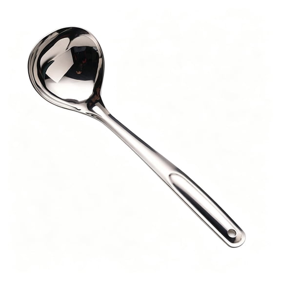 Stainless Steel Slotted Spoon Cooking & Serving Metal Kitchen Spoon for Draining, Pasta and Vegetables C