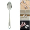 thumbnail image 1 of Stainless Steel Slotted Spoon Large Kitchen Utensil 10 InchforServing Draining Pasta Vegetables, 1 of 7