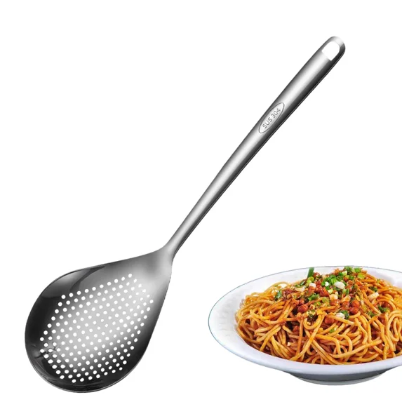 Stainless Steel Slotted Spoon Spatula Perforated Skimmer Serving Spoon Straining