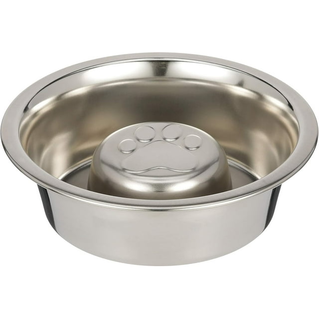 Stainless Steel Slow Feed Bowl for Dogs or Cats - Fits in Neater Feeders and Other Raised Feeders (3 Cup)