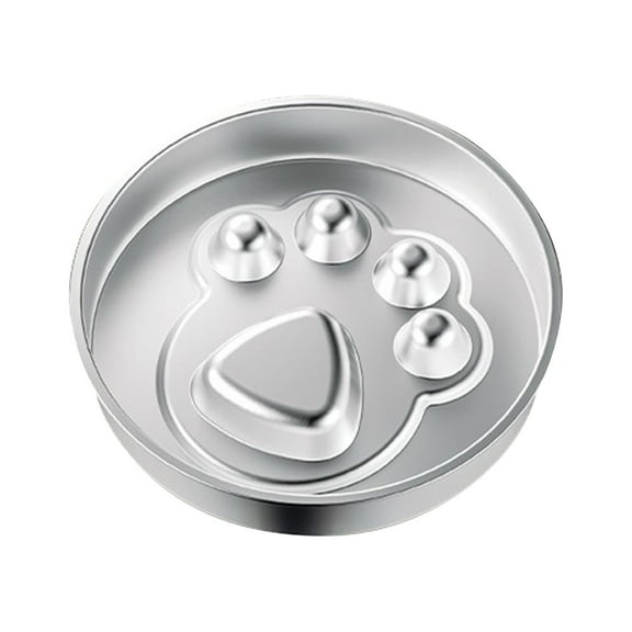 Stainless Steel Slow Feeder Pet Bowl For Cats And Dogs, Thickened Large Capacity Anti-Slip Stable Design To Prevent Tipping, Safe Durable Easy To Clean For Small And Medium Pets