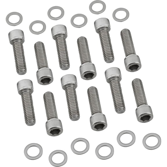 Stainless Steel Small Block Chevy Intake Bolt Kits