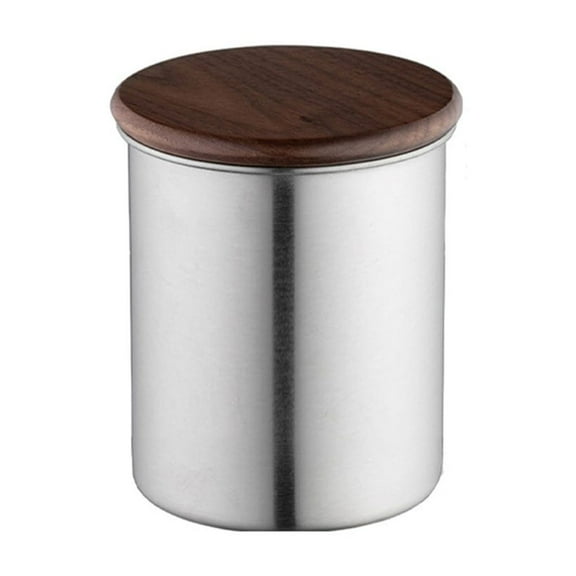 Stainless Steel Small Canister with Airtight Lid Coffee Beans Storage Container Coffee Box Coffee Storage Jar for Coffee