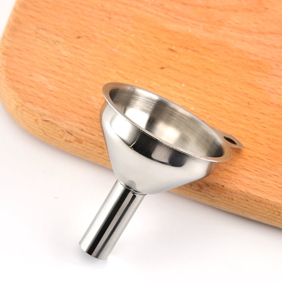 Stainless Steel Small Funnel Liquid Funnels Home Filing Bottle Flask Kitchen Essential Oil Mini for Filling