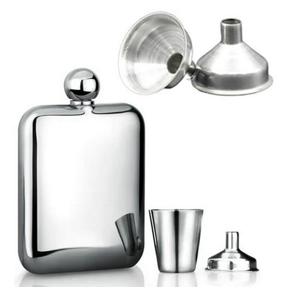Stainless Steel Small Mouth Funnels Bar Wine Flask Funnel For Filling Hip Flask