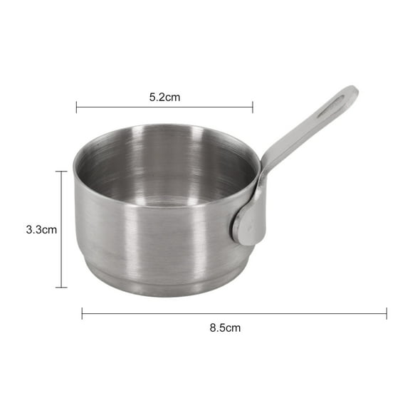 Stainless Steel Small Non-Stick Milk Pan Saucepan Boiling Pan Tea Pan 1 YIWEI