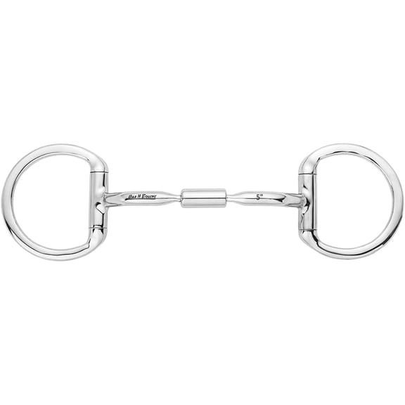 Stainless Steel Small Port D Ring with Roller Bit | Bits for Horses Horse Snaffle and bridles