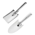 thumbnail image 1 of Stainless Steel Small Shovel, Mini Gardening Spade, 10.5 Inch Metal Trowel, for Digging, Planting Flowers and Vegetables, Household Sand and Soil Tool, by FAJHHA, 1 of 7
