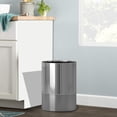 thumbnail image 1 of Stainless Steel Small Trash Can Wastebasket | Garbage Container Bin | Silver Finish, 1 of 4