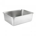 thumbnail image 1 of Stainless Steel Smooth Litter Pan for Cats and Rabbits Metal Rabbit , Odor Control Litter Pan, Easy to Clean 17.7" L X 13.8" W X 5.9" H, 1 of 8