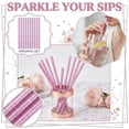 thumbnail image 1 of Stainless Steel Smoothie Straws Extra Wide Reusable Metal Drinking Straws for Milkshake, Smoothie, Beverage, 1 of 5