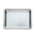 thumbnail image 1 of Stainless Steel Snack Tray with Ears Barbecue Tray Restaurant Golden Square Plate Fried Chicken Dessert Plate, Korean-Style Appetizer Server for Home, Catering & Buffet, Sturdy 304 , 1X Food Tray, 1 of 5