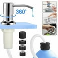 thumbnail image 1 of Stainless Steel Soap Dispenser 47" Extension Tube Kit For Kitchen Sink Hand Pump, 1 of 6
