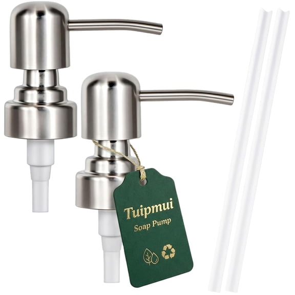 Stainless Steel Soap Dispenser Pump Replacement 2 PCS Standard 28/400 Size