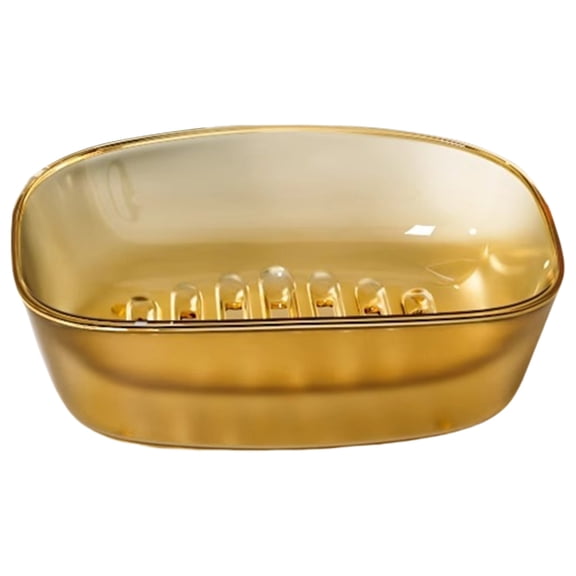 Stainless Steel Soap Storage Rack with Draining Base – Easy to Clean, Non-slip Bathroom & Kitchen Soap Holder for Countertop Organization